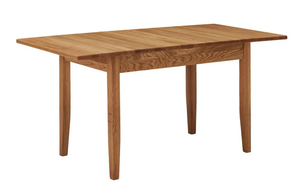 Ausziehtisch 120(160)x76cm 'Hannover' Wildeiche geölt