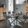 Auszugstisch 160(240)x90cm 'Amalfi' Steinoptik Stern-Gestell
