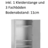 Babyzimmer 4-tlg. "Annabell" Kiefer creme & gebeizt