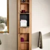 Badhochschrank 44x190cm 'Atlantic' Akazie massiv
