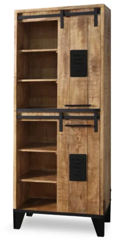 Badhochschrank 75x192cm 'Lena' Mango & Eisen