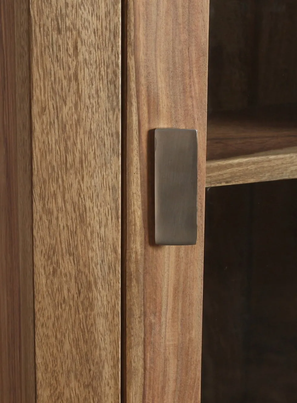 Badhochschrank 45x180cm 'Oxford' Sheesham massiv