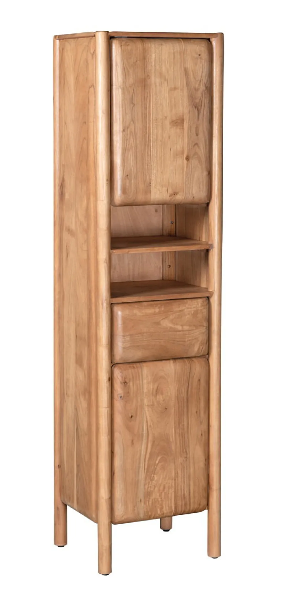 Badhochschrank 45x174cm 'Richmond' Akazie massiv