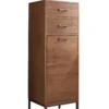Badmidischrank 40x115cm "Winston" Akazie massiv sägerau 2SK
