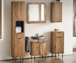 Badoberschrank 44x70cm 'Atlantic' Akazie massiv