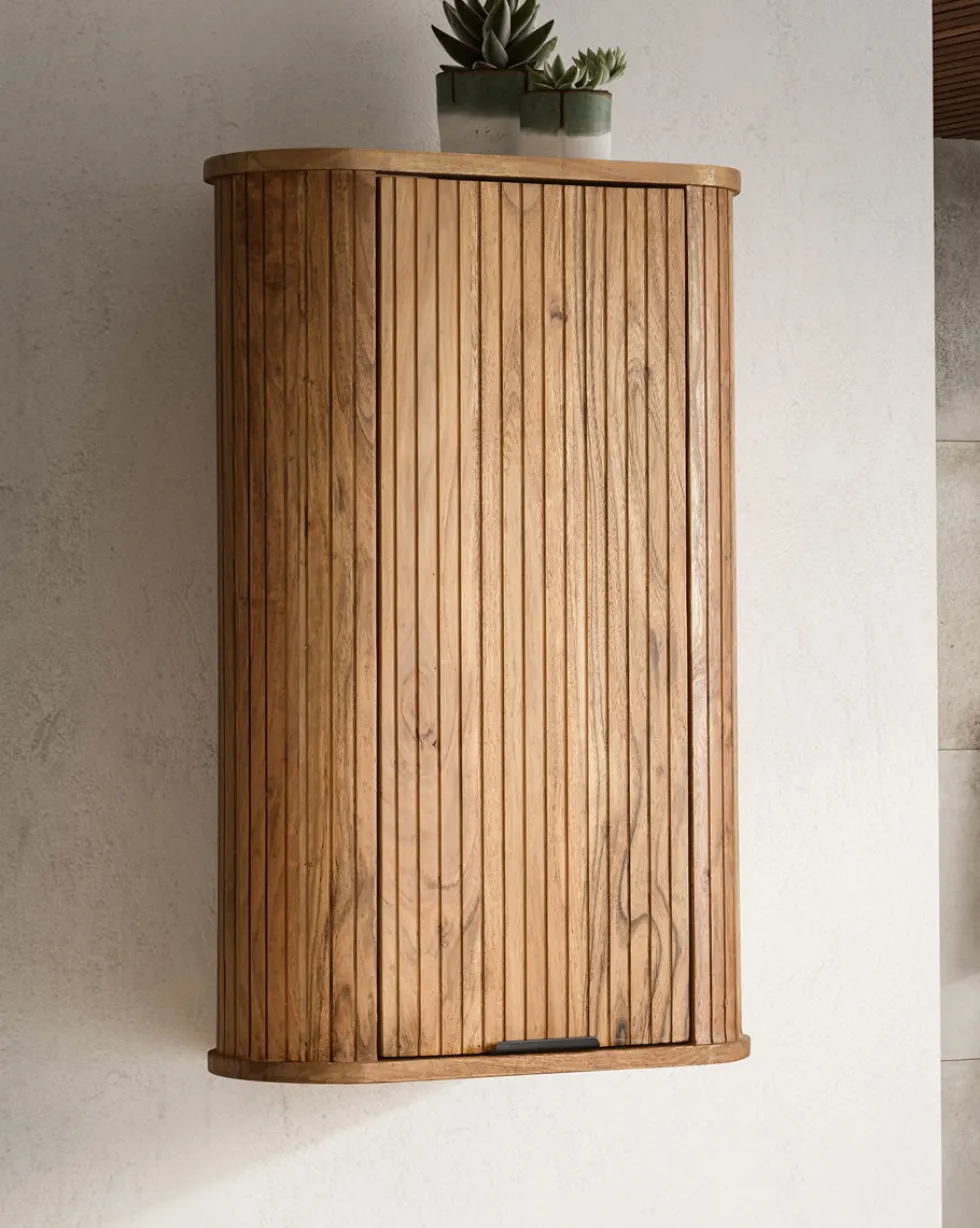 Badoberschrank 44x70cm 'Atlantic' Akazie massiv
