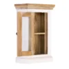 Badoberschrank 45x65cm 'Nizza' Mango weiß natur