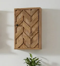 Badoberschrank 45x73cm 'Ontario' Akazie massiv