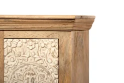 Badoberschrank 45x60cm 'Tibet' Mango natur & weiß antik