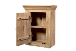 Badoberschrank 45x60cm 'Tibet' Mango natur & weiß antik