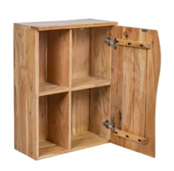 Badoberschrank 52x70cm 'Wing' Akazie honig massiv