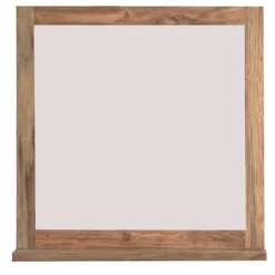 Badspiegel mit Ablage 70x72cm 'Oxford' Sheesham massiv