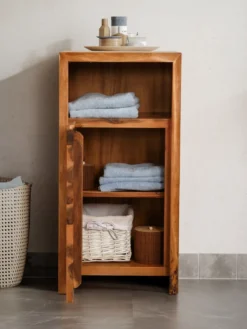 Badunterschrank 40x80cm 'Dakar' Akazie massiv lackiert