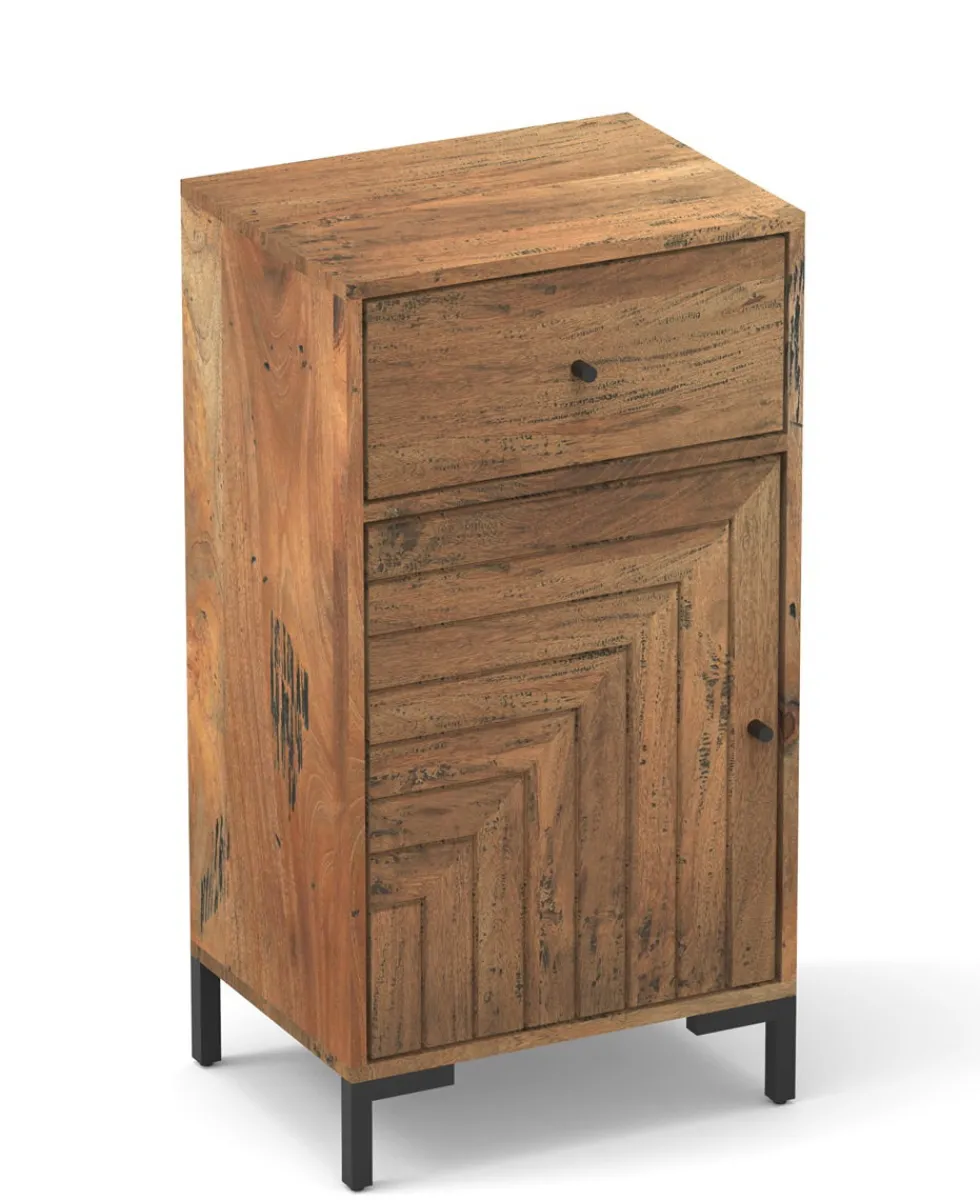 Badunterschrank 45x80cm 'Dreams' Mango massiv