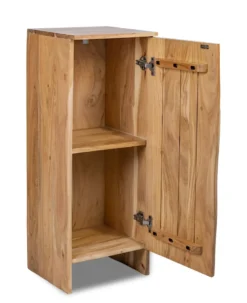 Badunterschrank 35x90cm 'Wing' Akazie honig massiv