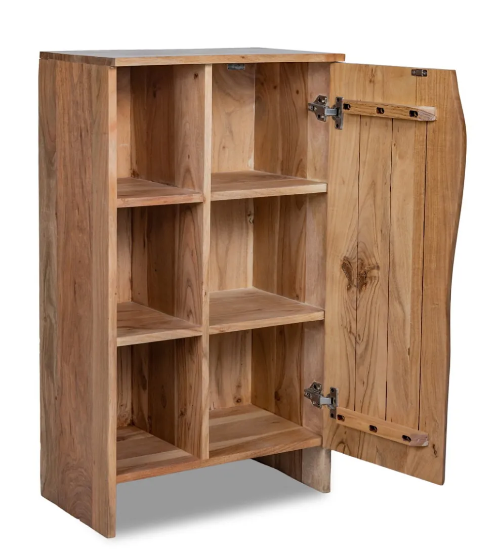 Badunterschrank 52x90cm 'Wing' Akazie honig massiv