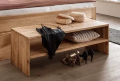 Bank 130cm 'Cleveland' Wildeiche massiv geölt