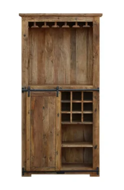 Barschrank 85x170cm 'Railroad' Mango & Eisen