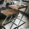 Beistelltische 2er-Set II "Windsor" Holz & Eisen