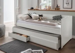 Bettbank mit Zweitbett und Schubladen 90x200/190cm 