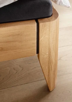 Bett Wildeiche massiv 'Sarah' verschiedene Größen 140 cm 220 cm