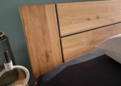 Bett Wildeiche massiv 'Sarah' verschiedene Größen 140 cm 220 cm