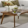Couchtisch 'Bern' 110x65cm Wildeiche massiv geölt