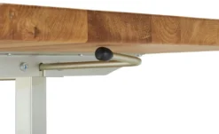 Couchtisch höhenverstellbar 110x65cm "Basel" Wildeiche massiv