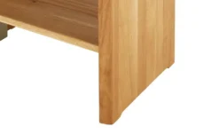 Couchtisch höhenverstellbar 110x65cm "Basel" Wildeiche massiv
