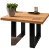 Couchtisch 70x70cm "Bergamo" Kernbuche geölt WZ-0159