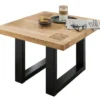 Couchtisch 70x70cm "Bergamo" Wildeiche geölt WZ-0159