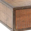 Couchtisch 110x70cm 'Compton' recyceltes Altholz & Eisen vintage