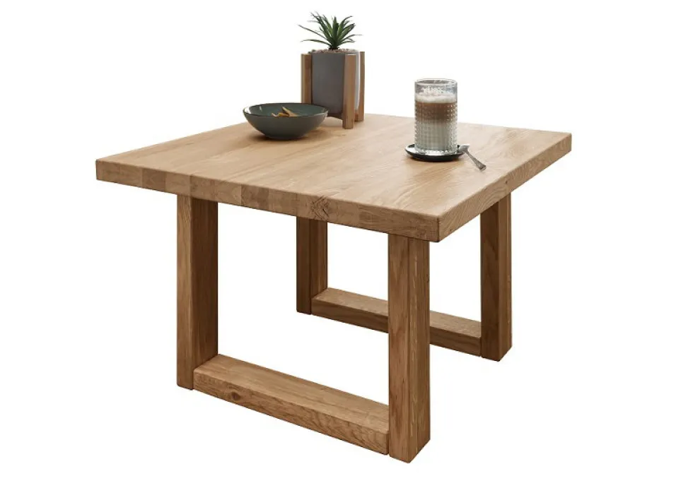 Couchtisch 70x70cm "Dover" Wildeiche geölt WZ-0169