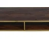Couchtisch 110x70cm "Golden Line" braun & gold