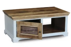 Couchtisch 120x70cm 'Nizza' Mango weiß natur
