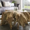 Couchtisch 80x80cm "Odin" Teak massiv