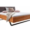 Doppelbett 'Amelie' 180x200cm Wildeiche massiv