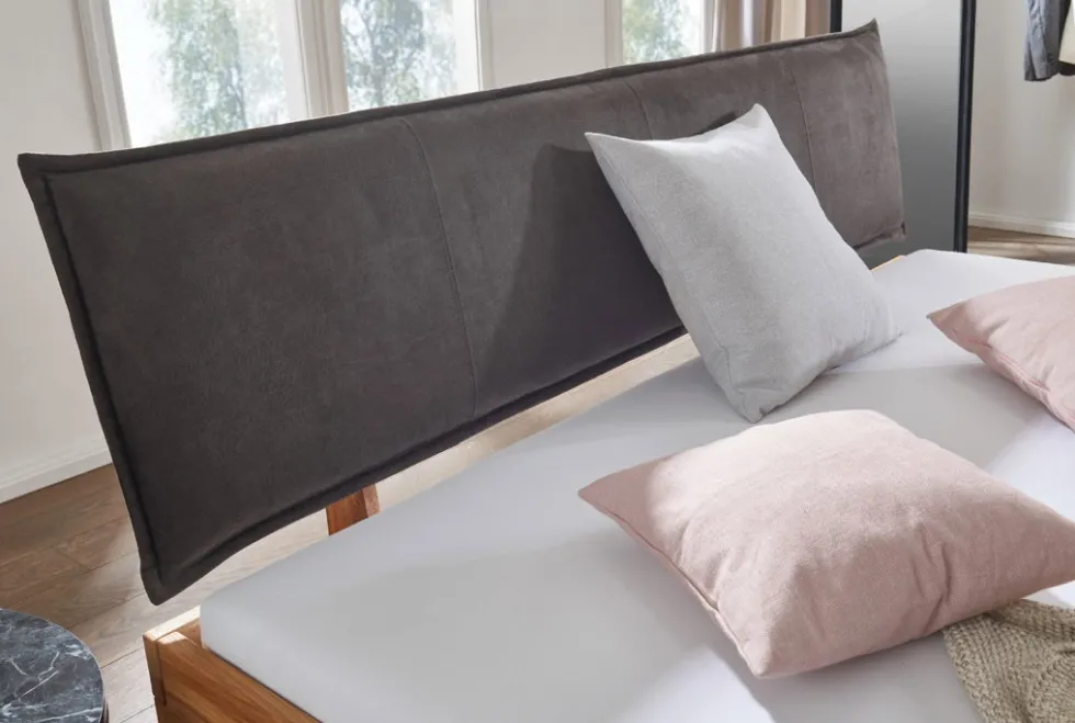 Doppelbett 'Amelie' 180x200cm Wildeiche massiv