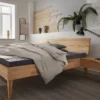Doppelbett 'Astoria' 160x200cm Kernbuche geölt