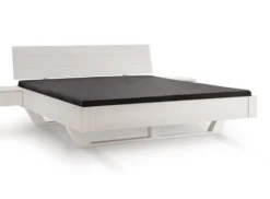 Doppelbett 'Carina' 200x200cm Kiefer weiß lasiert