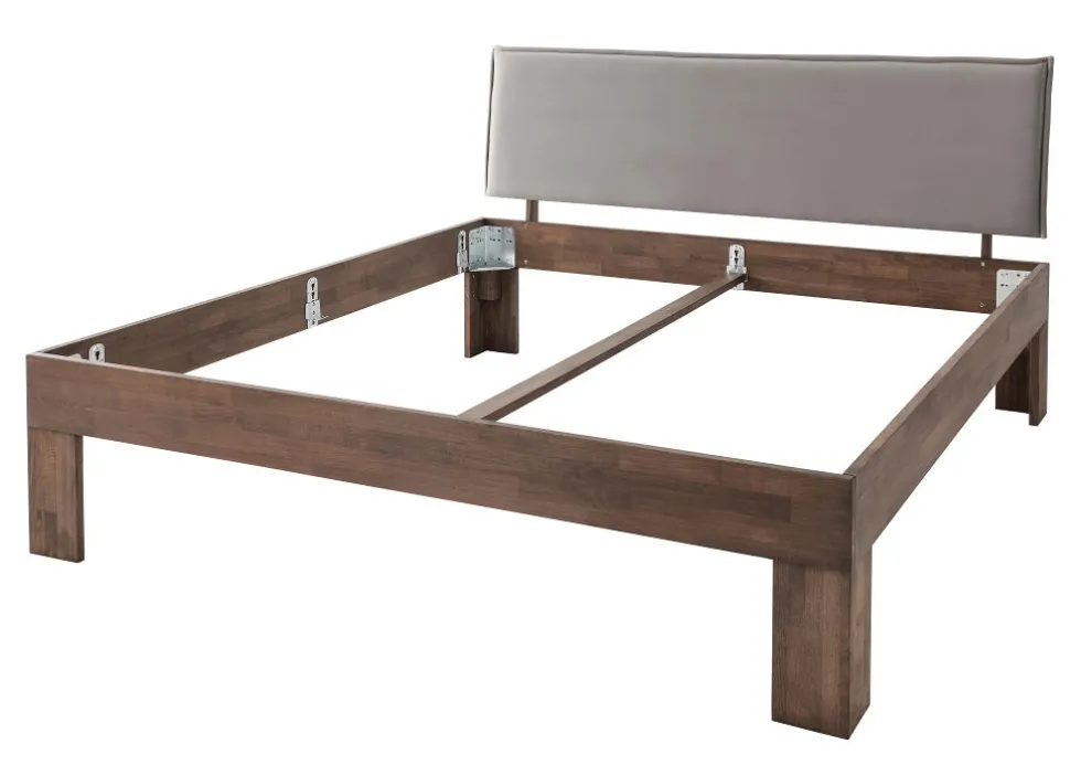 Doppelbett 'Grace IV' 160x200cm Wildeiche geölt