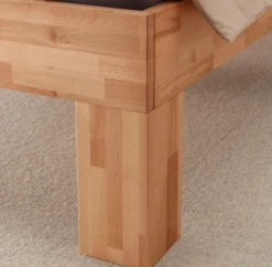 Doppelbett 'Grace I' 180x200cm Wildeiche geölt