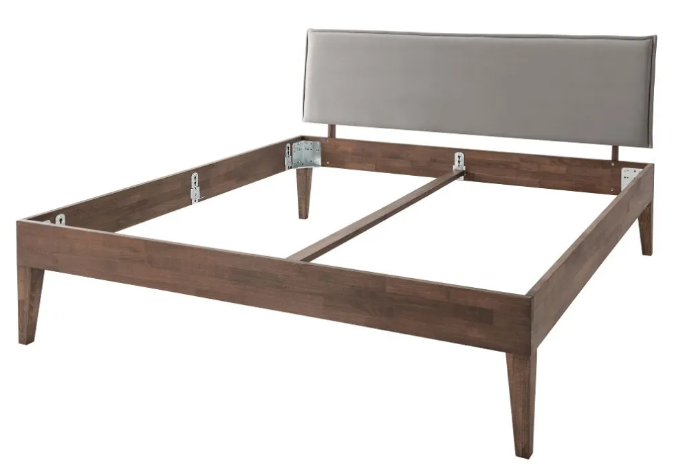 Doppelbett 'Grace V' 160x200cm Wildeiche geölt