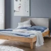 Doppelbett 'Grace V' 200x200cm Wildeiche geölt