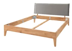 Doppelbett 'Grace V' 200x200cm Wildeiche geölt
