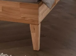 Doppelbett 'Grace' 200x200cm Wildeiche geölt
