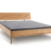 Doppelbett 'Josy' 180x200cm Wildeiche geölt