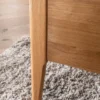 Doppelbett 'Josy' 200x200cm Wildeiche geölt
