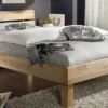 Doppelbett "Lewis" 180x200cm Kernbuche geölt