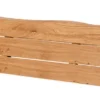Doppelbett Metallfrei 'Natura Oak I' 180x200cm Wildeiche massiv